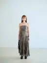Patina printed tube with skirt