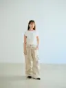Detachable tied cargo pants